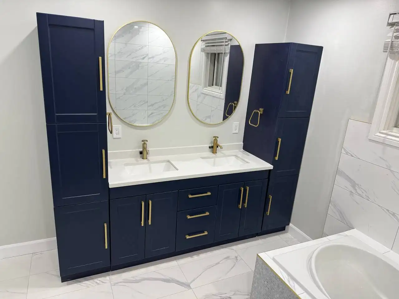 Bathroom renovation project